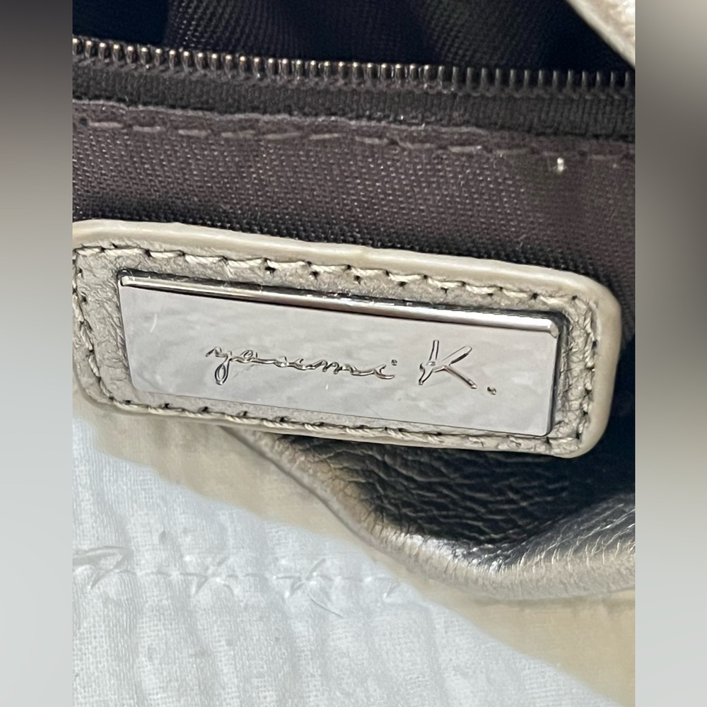 Vintage Yaumi K vegan leather crossbody handbag with crystals - Picture 9 of 14